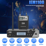 XTUGA  IEM1100 Professional Wireless In Ear Monitor System, 1 BodyPacks, 2 BodyPacks, 4 BodyPacks, 5 BodyPacks