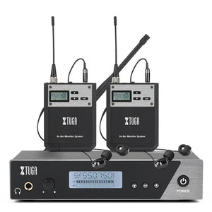 XTUGA IEM1100 Professional Wireless In Ear Monitor System, 1 BodyPacks, 2 BodyPacks, 4 BodyPacks, 5 BodyPacks - laboratorydeal