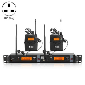 XTUGA IEM1200 Wireless Transmitter 2 Bodypack Stage Singer In - Ear Monitor System, Transmitter 2 Bodypack - laboratorydeal