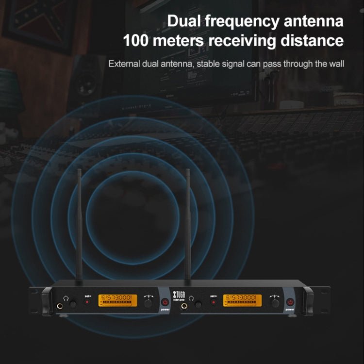 XTUGA IEM1200 Wireless Transmitter 4 Bodypack Stage Singer In - Ear Monitor System, Transmitter 4 Bodypack - laboratorydeal