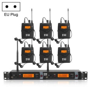 XTUGA IEM1200 Wireless Transmitter 6 Bodypack Stage Singer In - Ear Monitor System, Transmitter 6 Bodypack - laboratorydeal