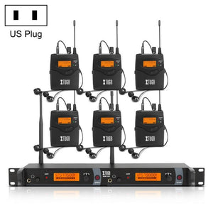 XTUGA IEM1200 Wireless Transmitter 6 Bodypack Stage Singer In - Ear Monitor System, Transmitter 6 Bodypack - laboratorydeal
