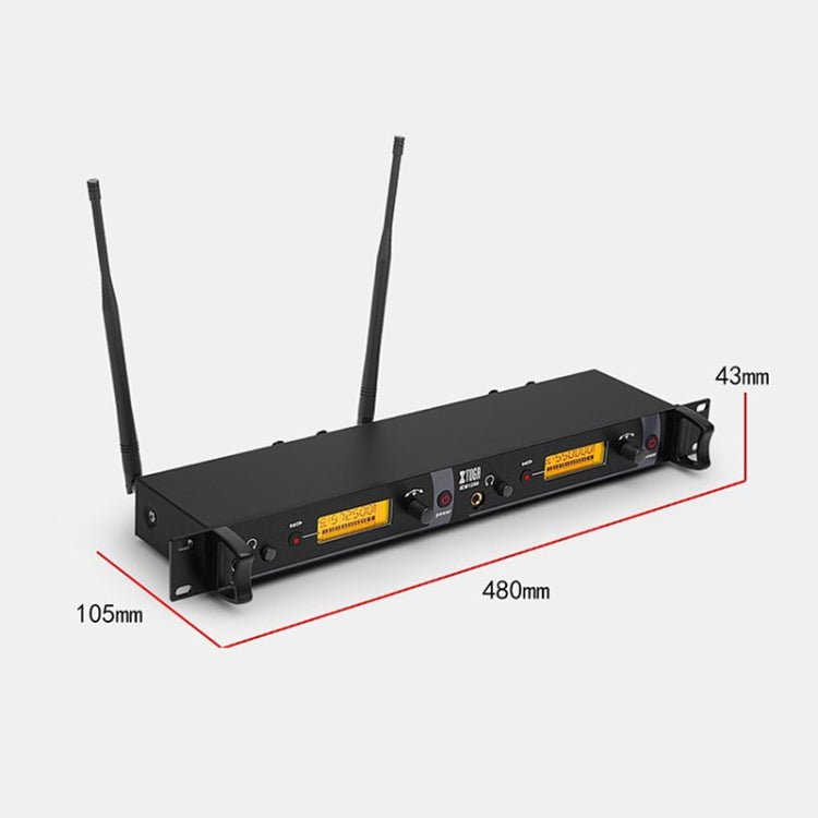 XTUGA IEM1200 Wireless Transmitter Stage Singer Ear Monitor System, Transmitter - laboratorydeal