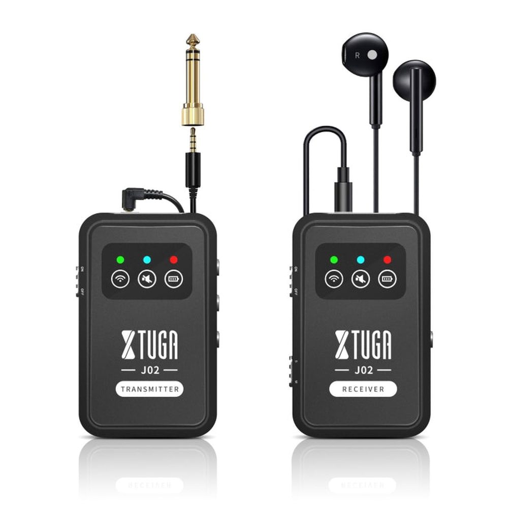 XTUGA J02 2.4G Stereo Wireless In - Ear Mini Monitor System with Transmitter & Receiver, J02 - laboratorydeal