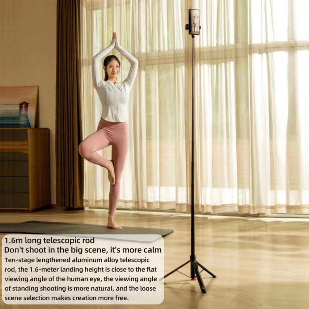 Xiaomi XMBJZPG01YM Zoom Floor Standing Bluetooth Stand Selfie Stick - laboratorydeal