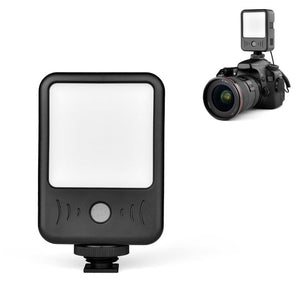 YELANGU LED02 Live Broadcast Micro Film Reporter Interview Recording Microphone Light - laboratorydeal