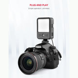 YELANGU LED02 Live Broadcast Micro Film Reporter Interview Recording Microphone Light