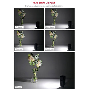 YELANGU LED02 Live Broadcast Micro Film Reporter Interview Recording Microphone Light - laboratorydeal
