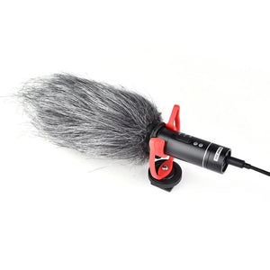YELANGU MIC015 Professional Interview Condenser Video Shotgun Microphone with 3.5mm Audio Cable for DSLR & DV Camcorder - laboratorydeal