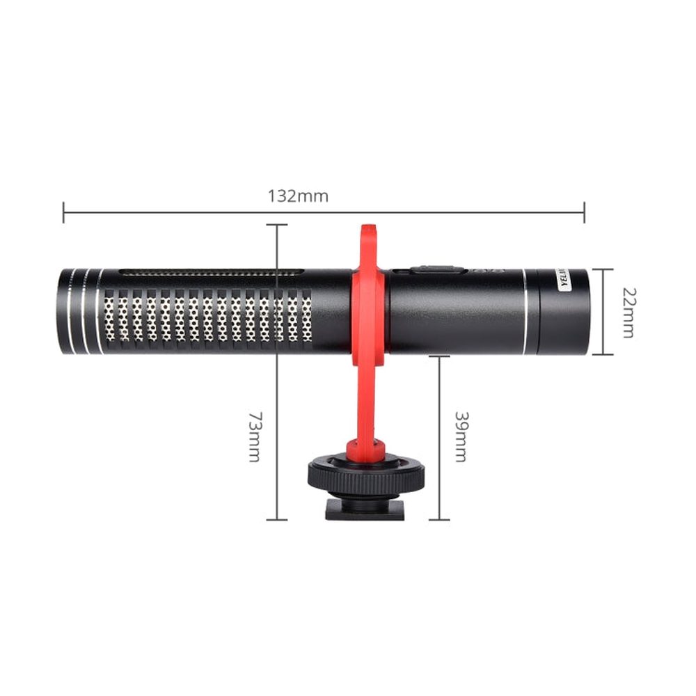 YELANGU MIC015 Professional Interview Condenser Video Shotgun Microphone with 3.5mm Audio Cable for DSLR & DV Camcorder - laboratorydeal