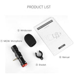 YELANGU MIC06 Live Broadcast Smartphone Recording Microphone, MIC06