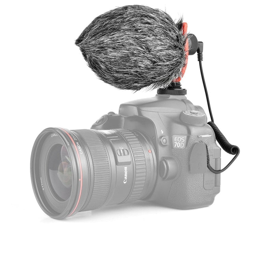 YELANGU MIC10 YLG9920A Professional Interview Condenser Video Shotgun Microphone with 3.5mm Audio Cable for DSLR & DV Camcorder, Microphone - laboratorydeal
