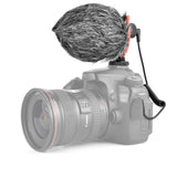 YELANGU MIC10 YLG9920A Professional Interview Condenser Video Shotgun Microphone with 3.5mm Audio Cable for DSLR & DV Camcorder, Microphone