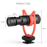 YELANGU MIC10 YLG9920A Professional Interview Condenser Video Shotgun Microphone with 3.5mm Audio Cable for DSLR & DV Camcorder, Microphone