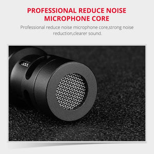 YELANGU MIC10 YLG9920A Professional Interview Condenser Video Shotgun Microphone with 3.5mm Audio Cable for DSLR & DV Camcorder, Microphone - laboratorydeal
