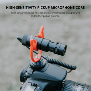 YELANGU MIC10 YLG9920A Professional Interview Condenser Video Shotgun Microphone with 3.5mm Audio Cable for DSLR & DV Camcorder, Microphone - laboratorydeal