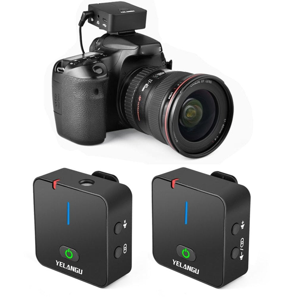 YELANGU MX5 2.4G Live Broadcast Interview Shooting Wireless Recording Microphone - laboratorydeal