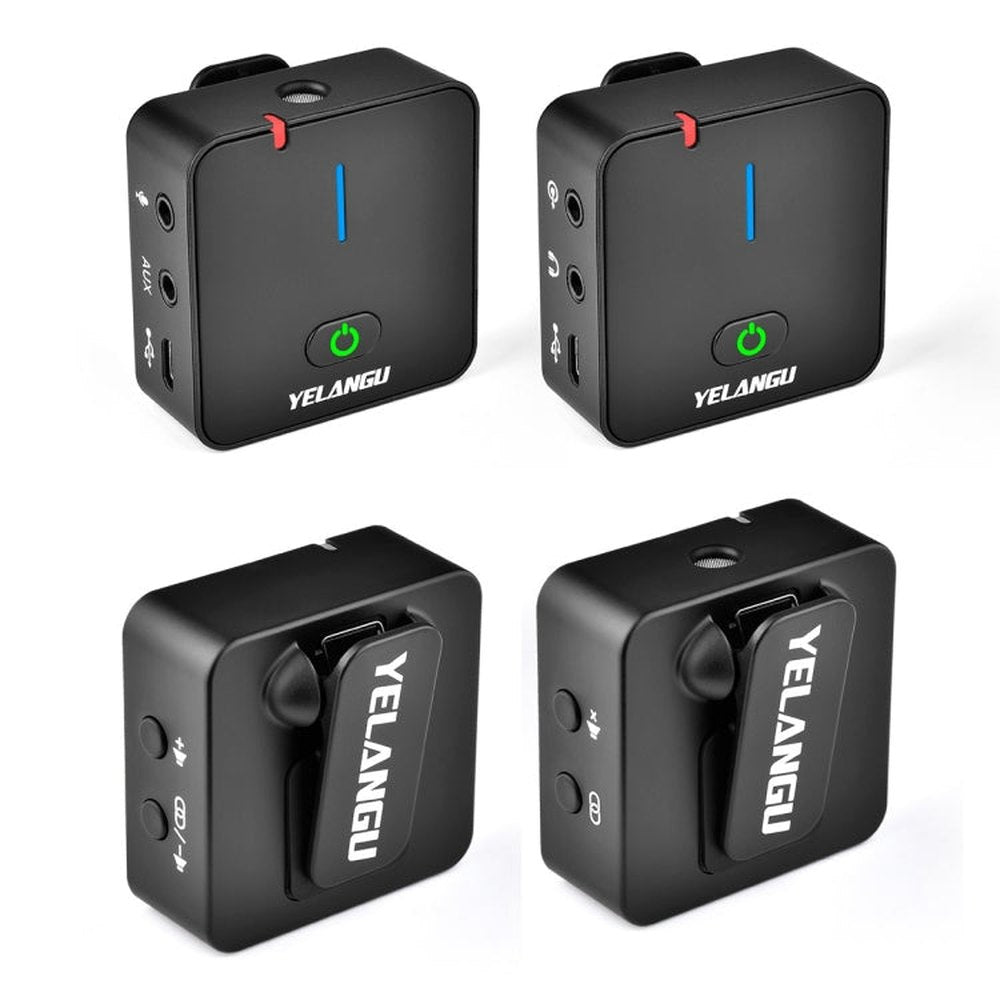 YELANGU MX5 2.4G Live Broadcast Interview Shooting Wireless Recording Microphone - laboratorydeal