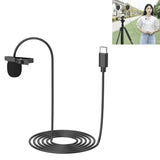 YELANGU MY2-C Type-C Interface Live Broadcast Interview Mobile Phone Lavalier Microphone, Length: 1.5m, MY2-C