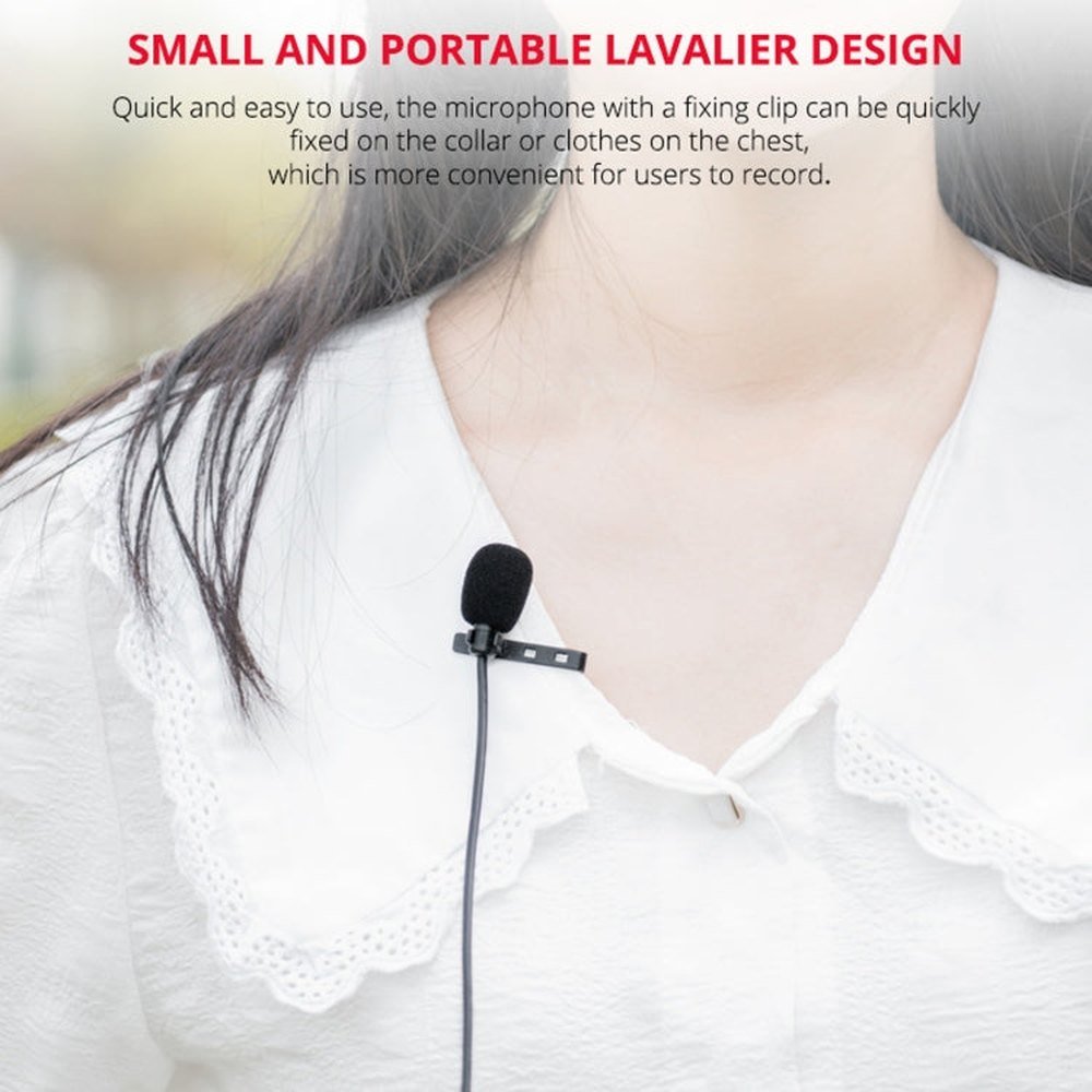YELANGU MY2 - C Type - C Interface Live Broadcast Interview Mobile Phone Lavalier Microphone, Length: 1.5m, MY2 - C - laboratorydeal