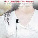 YELANGU MY2-C Type-C Interface Live Broadcast Interview Mobile Phone Lavalier Microphone, Length: 1.5m, MY2-C