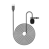 YELANGU MY2-C Type-C Interface Live Broadcast Interview Mobile Phone Lavalier Microphone, Length: 1.5m, MY2-C