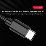 YELANGU MY2-C Type-C Interface Live Broadcast Interview Mobile Phone Lavalier Microphone, Length: 1.5m, MY2-C