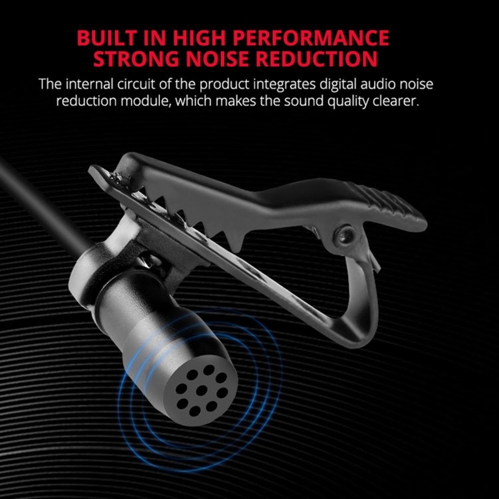 YELANGU MY2 - C Type - C Interface Live Broadcast Interview Mobile Phone Lavalier Microphone, Length: 1.5m, MY2 - C - laboratorydeal