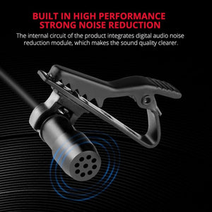 YELANGU MY2 - C Type - C Interface Live Broadcast Interview Mobile Phone Lavalier Microphone, Length: 1.5m, MY2 - C - laboratorydeal
