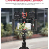 YELANGU PC02A Vlogging Live Broadcast Plastic Cage Video Rig Filmmaking Stabilizer Bracket for iPhone, Galaxy, Huawei, Xiaomi, HTC, LG, Google, and Other Smartphones, PC02A