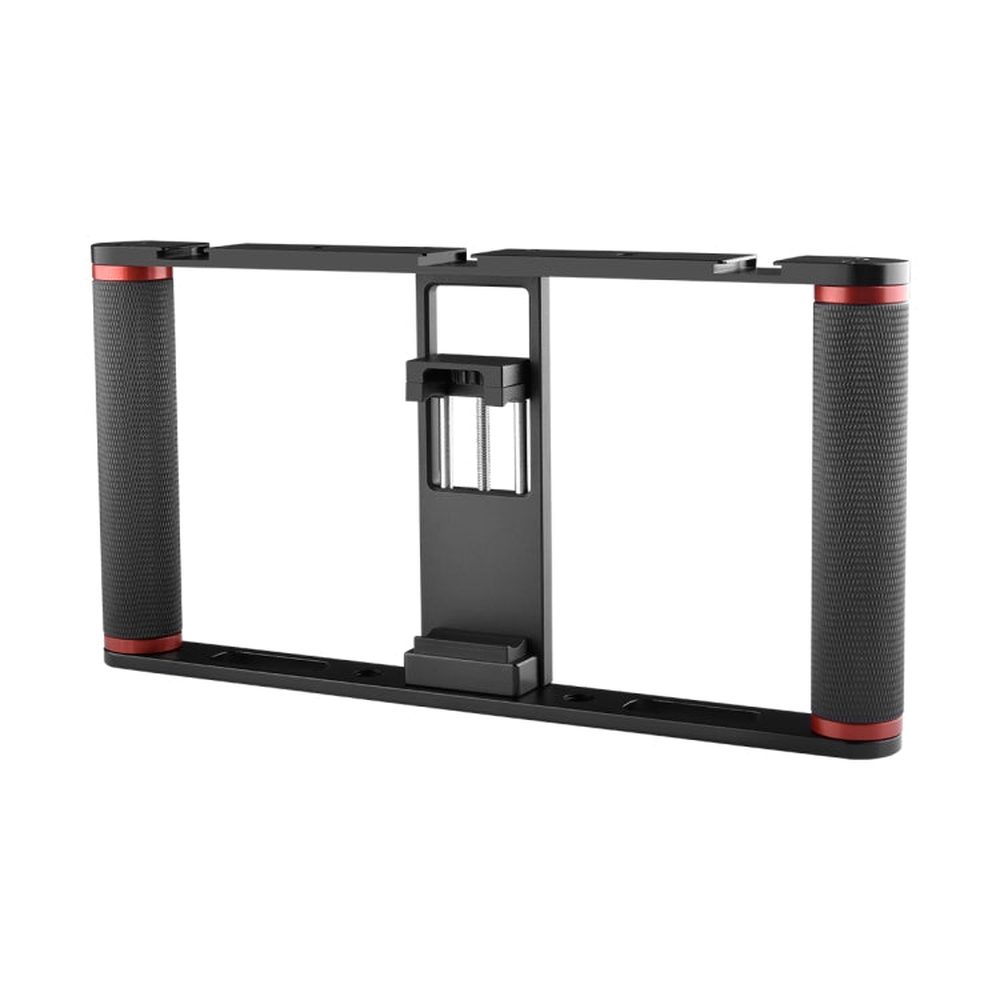 YELANGU PC05 YLG0909B Vlogging Live Broadcast Smartphone Metal Cage Video Rig Filmmaking Recording Handle Stabilizer Bracket for iPhone, Galaxy, Huawei, Xiaomi, HTC, LG, Google, and Other Smartphones, YLG0909B - laboratorydeal