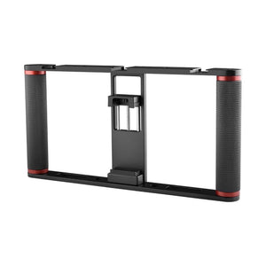 YELANGU PC05 YLG0909B Vlogging Live Broadcast Smartphone Metal Cage Video Rig Filmmaking Recording Handle Stabilizer Bracket for iPhone, Galaxy, Huawei, Xiaomi, HTC, LG, Google, and Other Smartphones, YLG0909B - laboratorydeal