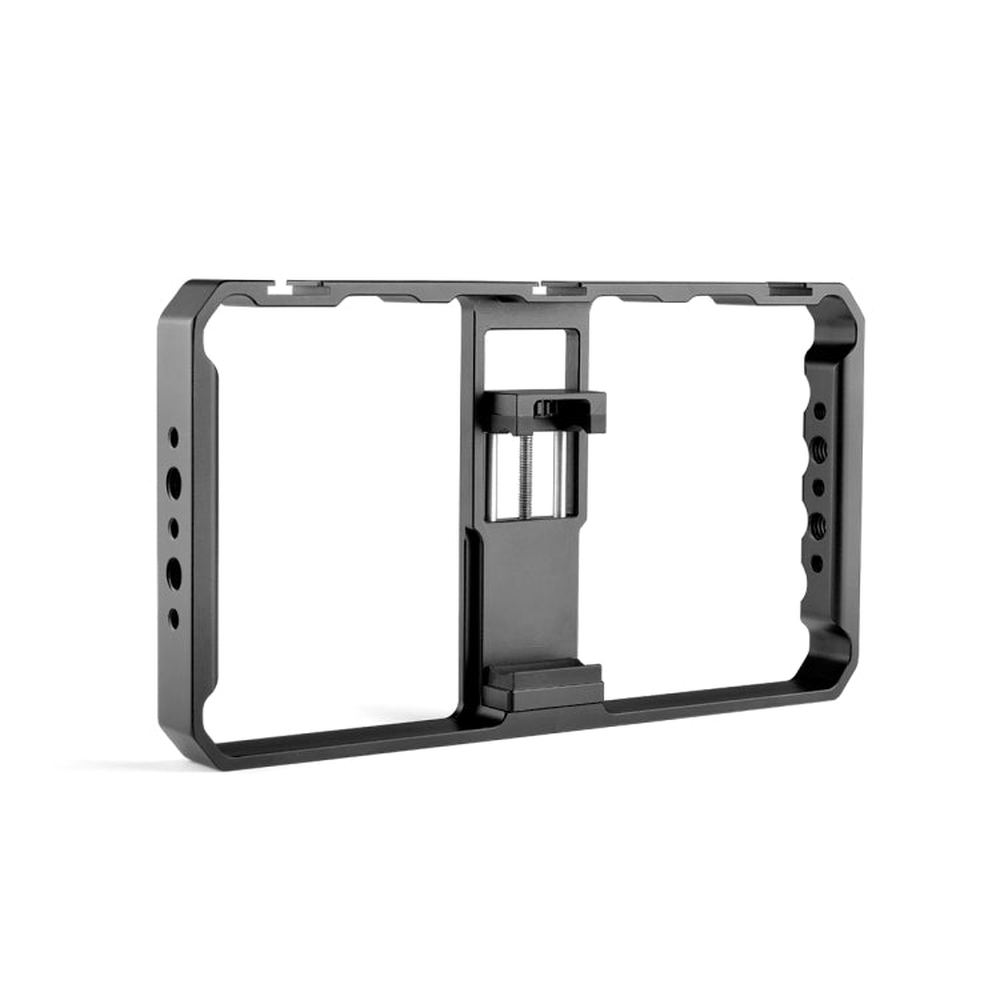 YELANGU PC06 YLG0909A Vlogging Live Broadcast Smartphone Metal Cage Video Rig Filmmaking Recording Handle Stabilizer Bracket for iPhone, Galaxy, Huawei, Xiaomi, HTC, LG, Google, and Other Smartphones, YLG0909A - laboratorydeal