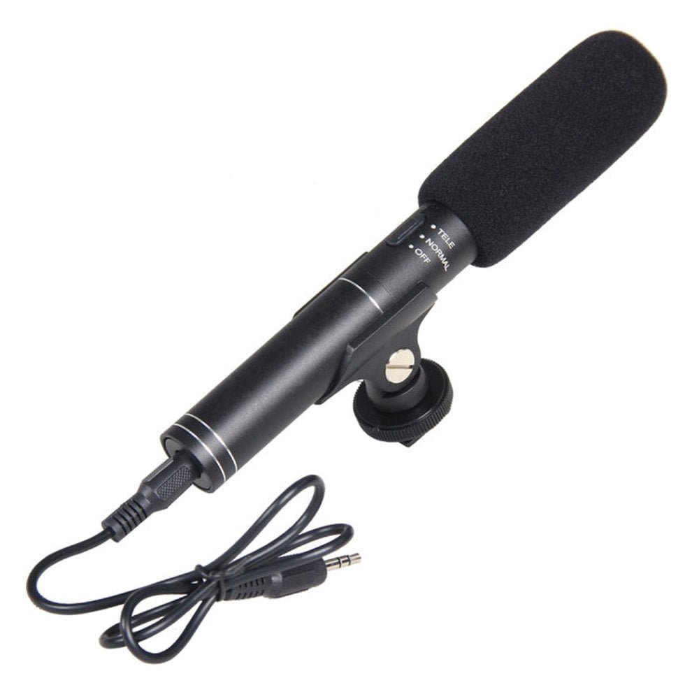 YELANGU YLG1401A Double Back Pole Professional Condenser Shotgun Microphone for DSLR & DV Camcorder - laboratorydeal