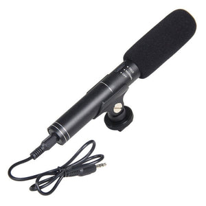 YELANGU YLG1401A Double Back Pole Professional Condenser Shotgun Microphone for DSLR & DV Camcorder - laboratorydeal