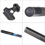 YELANGU YLG1401A Double Back Pole Professional Condenser Shotgun Microphone for DSLR & DV Camcorder