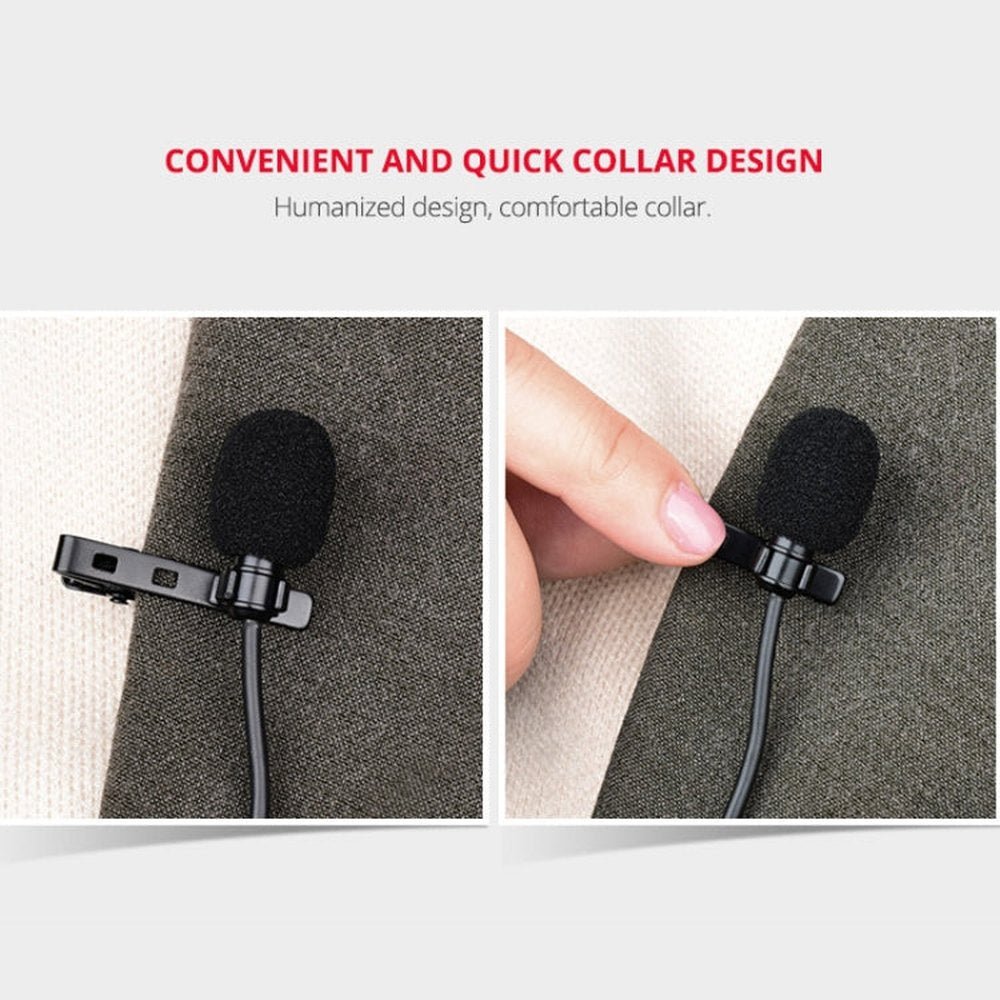 YELANGU YLG9926B MY2 Mini Lavalier Microphone for Mobile Phones / Tablets / Digital Cameras - laboratorydeal