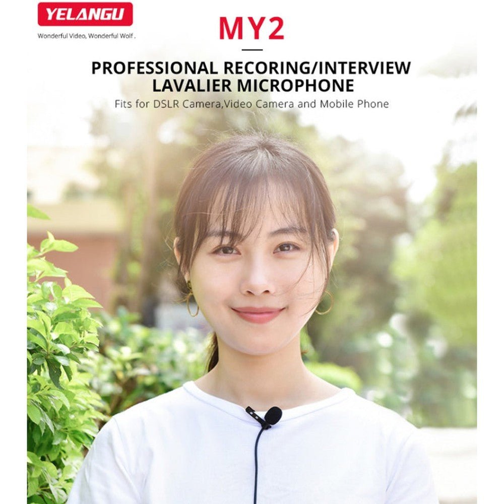YELANGU YLG9926B MY2 Mini Lavalier Microphone for Mobile Phones / Tablets / Digital Cameras - laboratorydeal