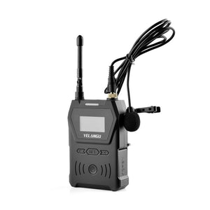 YELANGU YLG9929B MX4 Dual - Channel 100CH UHF Wireless Microphone System with 2 Transmitters and Receiver for DSLR Cameras and Video Cameras, YLG9929B - laboratorydeal