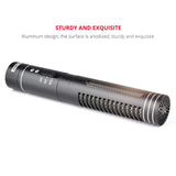 YELANGU YLG9930B MIC05 Professional Interview Condenser Video Shotgun Microphone with 3.5mm Audio Cable for DSLR & DV Camcorder