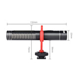 YELANGU YLG9930B MIC05 Professional Interview Condenser Video Shotgun Microphone with 3.5mm Audio Cable for DSLR & DV Camcorder