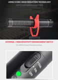 YELANGU YLG9930B MIC05 Professional Interview Condenser Video Shotgun Microphone with 3.5mm Audio Cable for DSLR & DV Camcorder