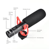 YELANGU YLG9930B MIC05 Professional Interview Condenser Video Shotgun Microphone with 3.5mm Audio Cable for DSLR & DV Camcorder
