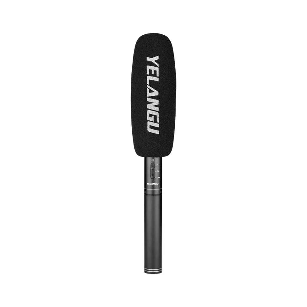 YELANGU YLG9933A MIC07 Professional Interview Condenser Video Shotgun Microphone with 6.5mm Audio Adapter & 3.5mm RXL Audio Cable - laboratorydeal