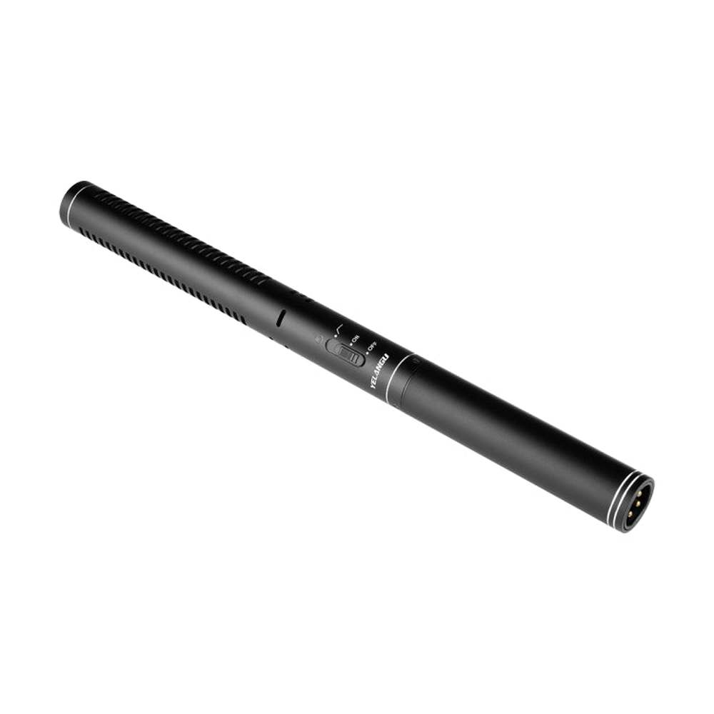 YELANGU YLG9933A MIC07 Professional Interview Condenser Video Shotgun Microphone with 6.5mm Audio Adapter & 3.5mm RXL Audio Cable - laboratorydeal