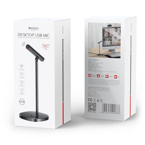 YESIDO KR18 360 Degree Omnidirectional Desktop Noise USB Canceling Microphone, KR18 - laboratorydeal