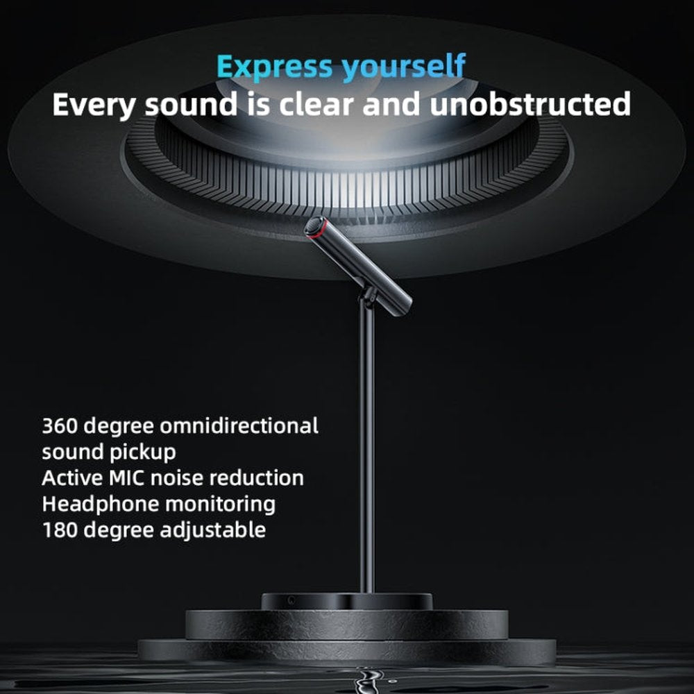 YESIDO KR18 360 Degree Omnidirectional Desktop Noise USB Canceling Microphone, KR18 - laboratorydeal