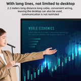 YESIDO KR18 360 Degree Omnidirectional Desktop Noise USB Canceling Microphone, KR18
