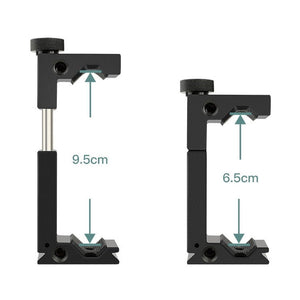 YICHUANG JH - 01 Aluminum Alloy Phone Tripod Clip Holder Clamp Adapter for 65 - 95cm - laboratorydeal