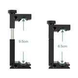 YICHUANG JH-01 Aluminum Alloy Phone Tripod Clip Holder Clamp Adapter for 65-95cm